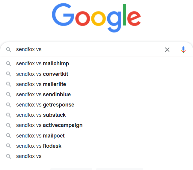 Google autosuggest example