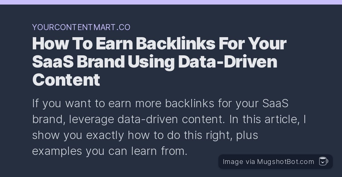 Data-driven content