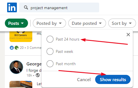 finding SMEs on LinkedIn 4