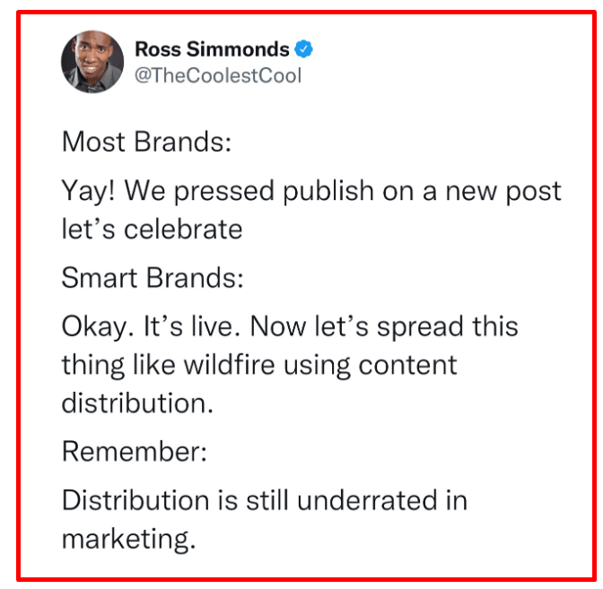 the founder and CEO of Foundation Marketing Tweet