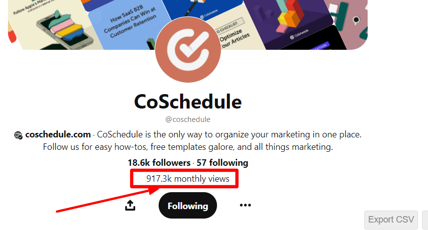 Coschedule Pinterest Overview