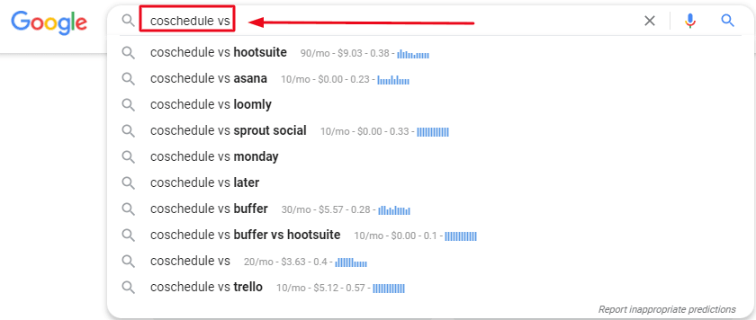 Coschedule Vs