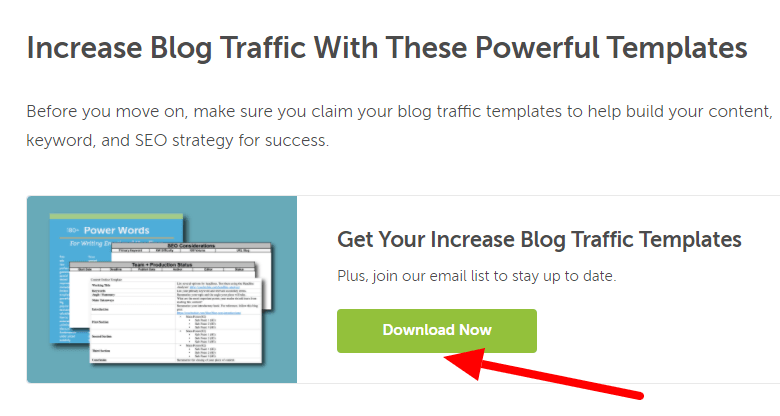 Downloadbale Template How To Increase Blog Traffic