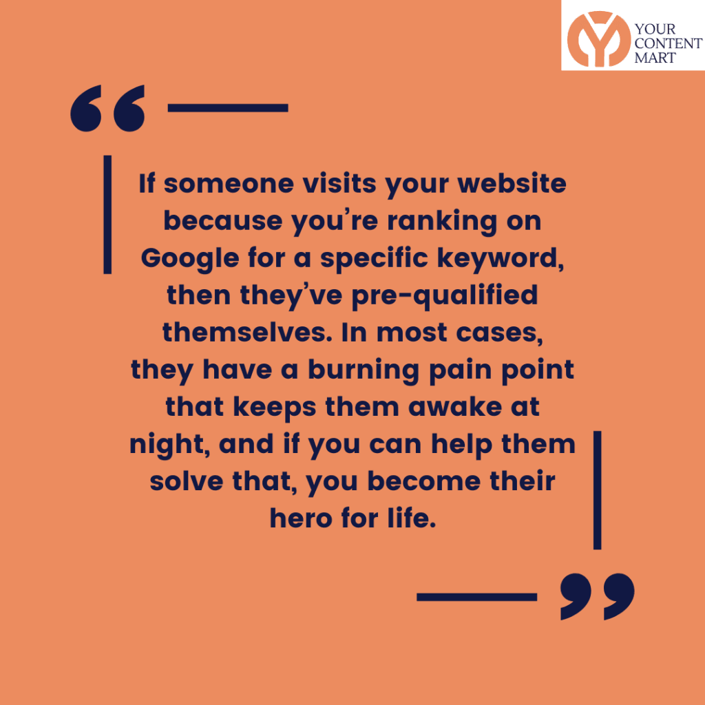 why ranking on Google makes sense