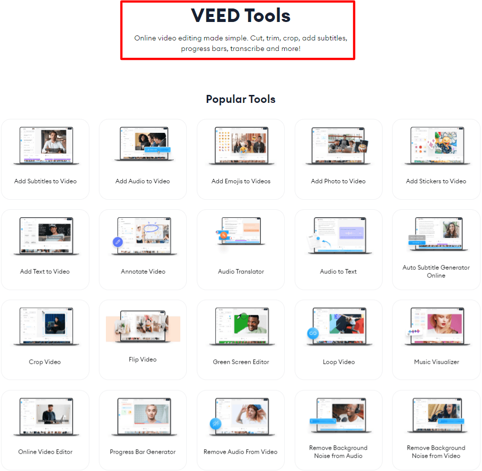 veed tools