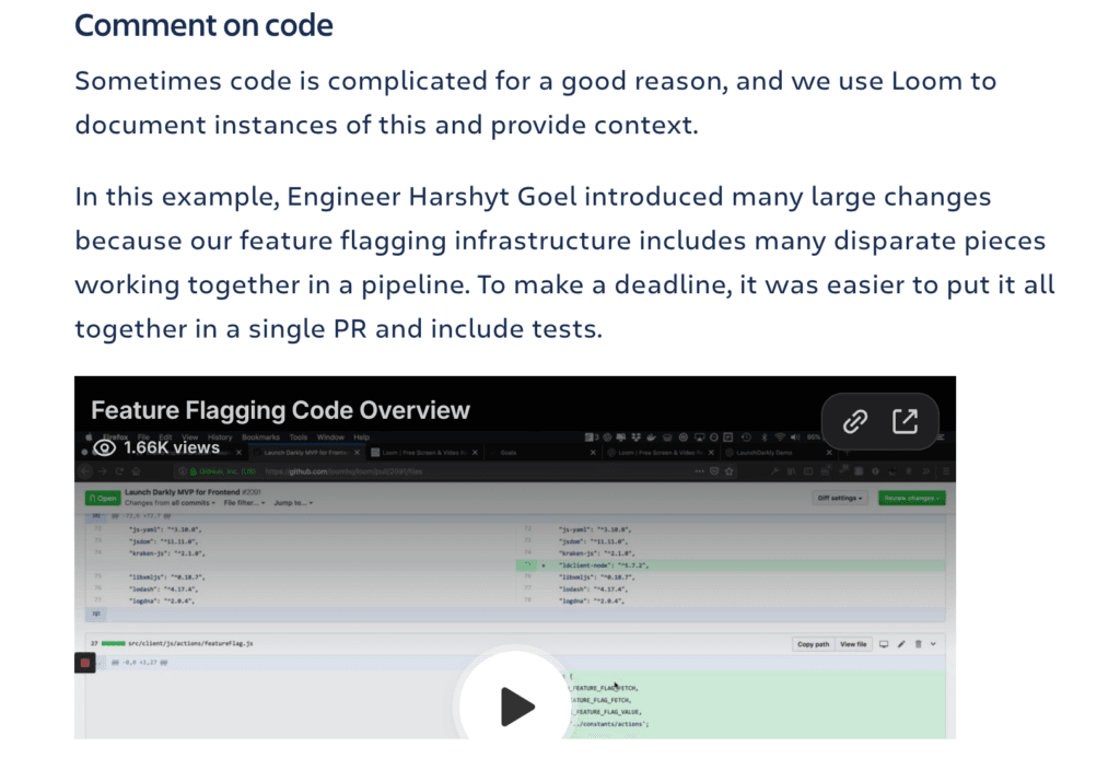 Feature flagging code review
